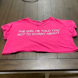 Medium, Pink, Fashion Nova, Crop Top